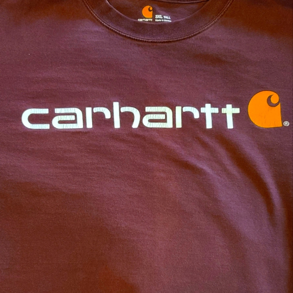 6 - Carhartt Long Sleeve Tshirts 3xlt Qty 6